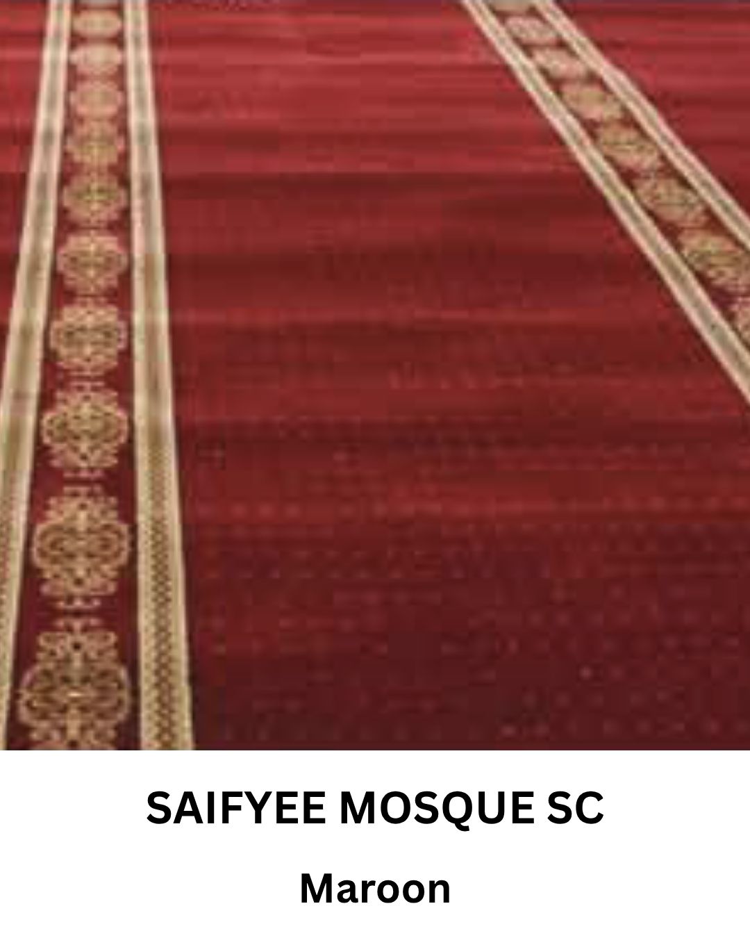 SAIFYEE MOSQUE MAROON SC
